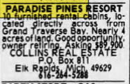 Paradise Pines - FOR SALE IN 1984 (newer photo)